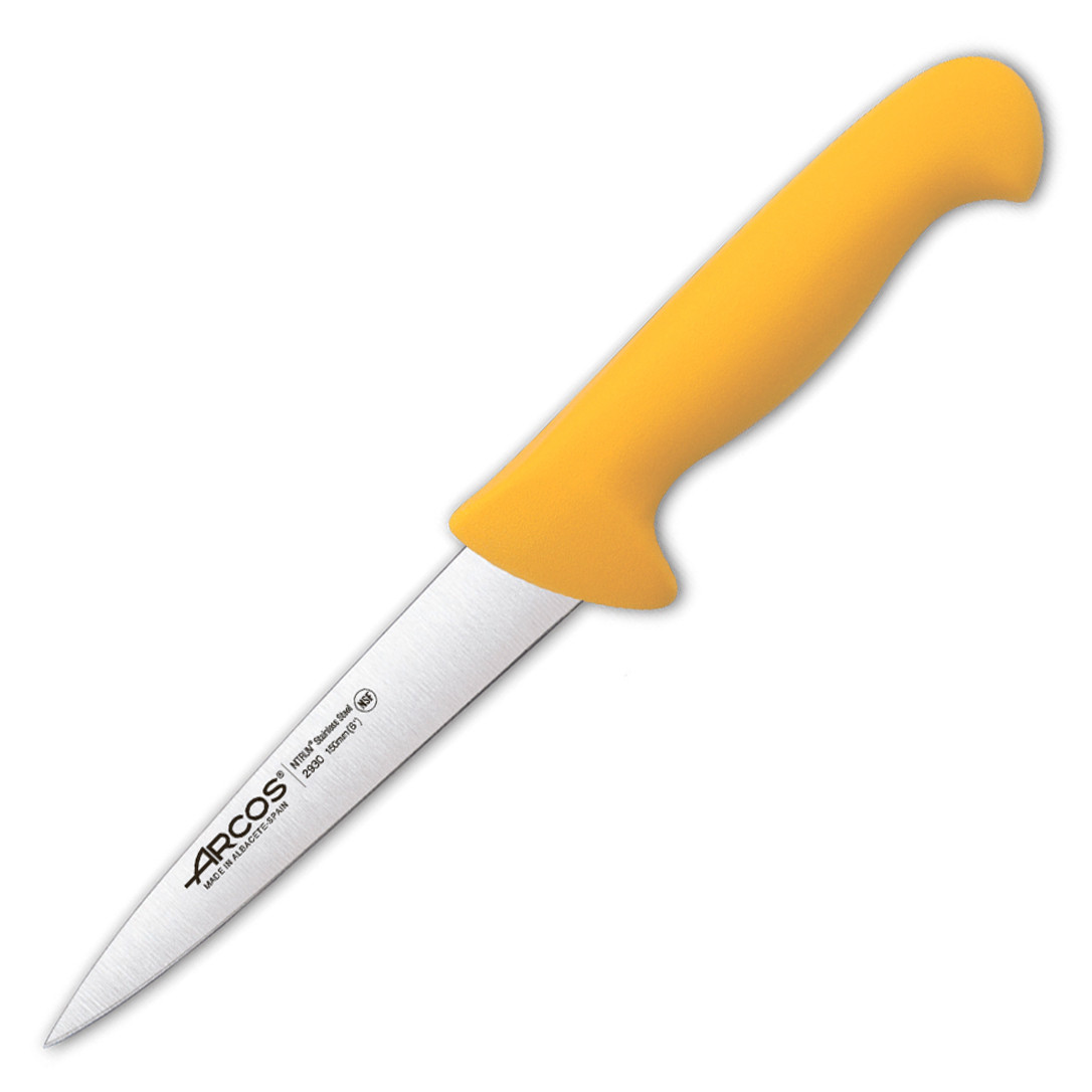 Ніж для обробки м’яса 150 мм "2900" жовтий Arcos (293000)
