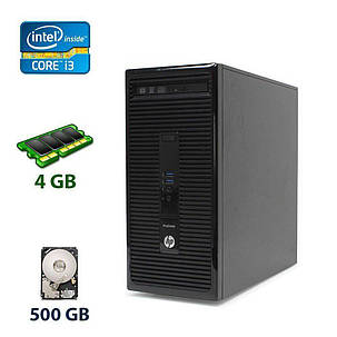 Комп'ютер HP ProDesk 400 G2 Tower / Intel Core i3-4130 (2 (4) ядра по 3.4 GHz) / 4 GB DDR3 / 500 GB HDD, фото 1