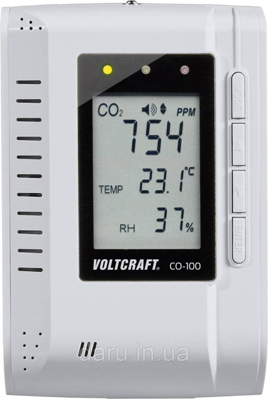Вимірювач вуглекислого газу VOLTCRAFT CO-100, 0 - 3000 ppm (NDIR) Німеччина, фото 1
