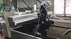 Промивання резервуара під високим тиском. прочищення труб, очищення від іла Київ