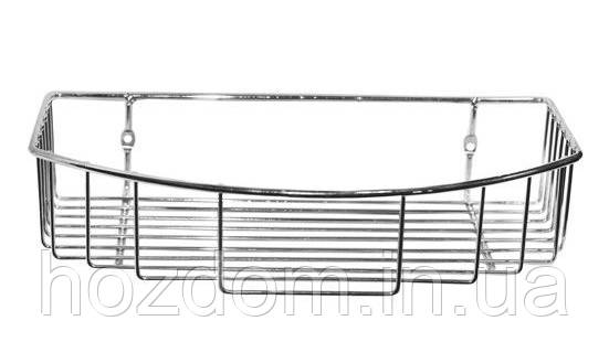 Полиця у ванну кімнату напівовальна, фото 1