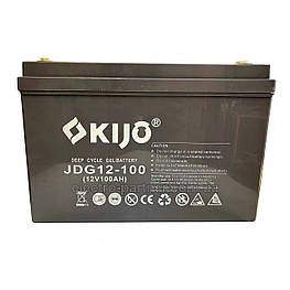 Гелевий Акумулятор Kijo JDG 100 Аг 12 В GEL (герметичний)