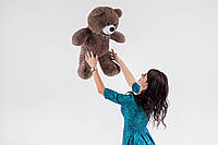 Плюшевий ведмідь із сердечком Джиммі 90 см Капучіно (YK0027), фото 3