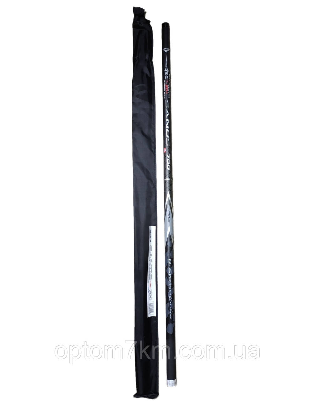 Вудилище з кільцями Weida Lightwing 4 м. 35g