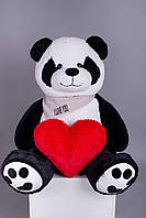 Ведмедик Плюшевий Панда з серцем 165 см (YK0144)