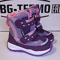 Дитячі зимові термо черевики B&G ZTE22-3/1816. Зимове взуття BG Termo