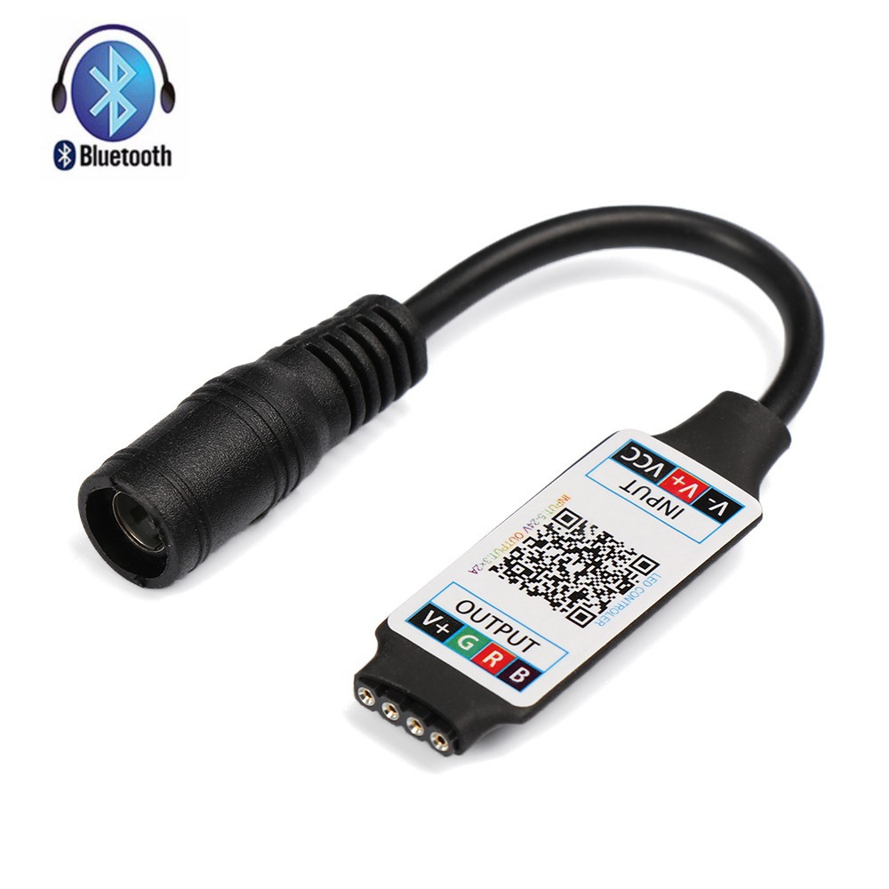 RGB mini Bluetooth контролер 6A 72w (6 А 72вт) 5-24 V з таймером і світломузичним режимом