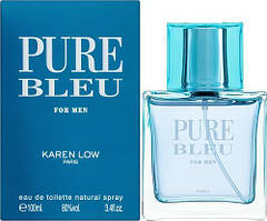 Чоловіча туалетна вода Pure BLEU 100ml. Karen Low.Geparlys.(100% ORIGINAL)