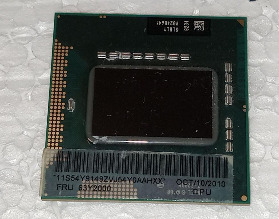 Intel Core i7-720QM SLBLY 2.8GHz/6M/45W Socket G1 чотириядерний процесор для ноутбука