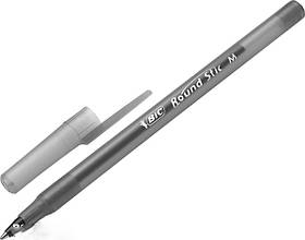 Ручка олійна чорна Round Stick 920568 Bic