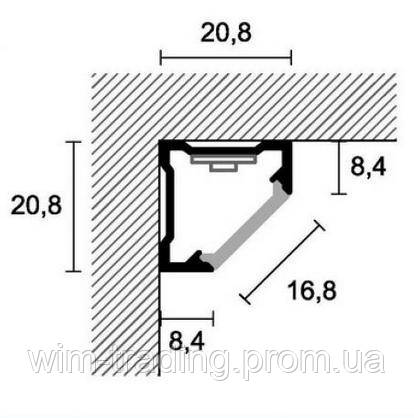Внутренний угол с LED подсветкой - фото 2 - id-p817165270