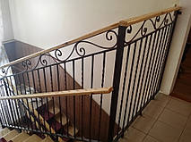 Кованые перила для лестниц 7