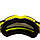 Маска-окуляри гірськолижні SPOSUNE дзеркальні HX012 (оправа-чорний, колір лінз-салатовий), фото 4