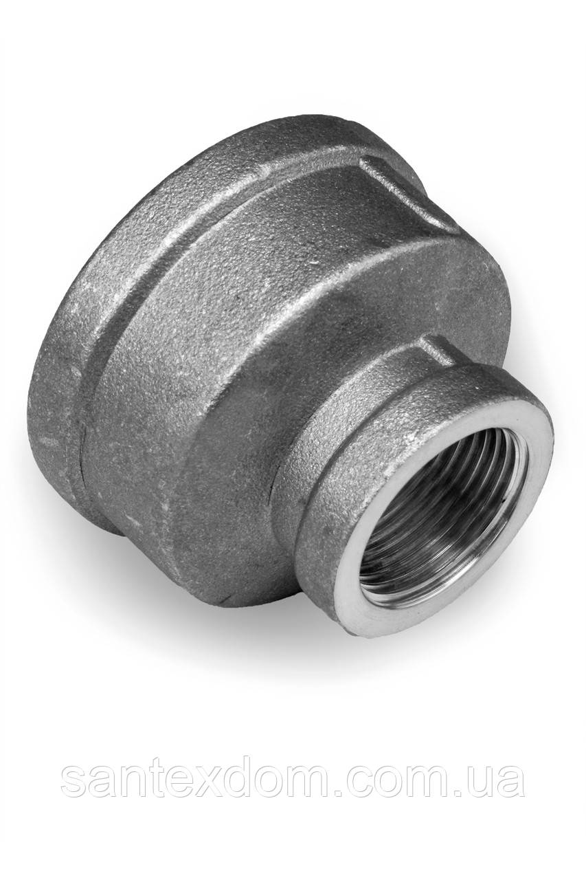 Муфта перехідна 3/8" В-1/2" В "PREMIUM" (Ni), фото 1