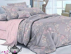 Двоспальний-максі комплект постільної білизни "Женева" з простирадлом 220/250