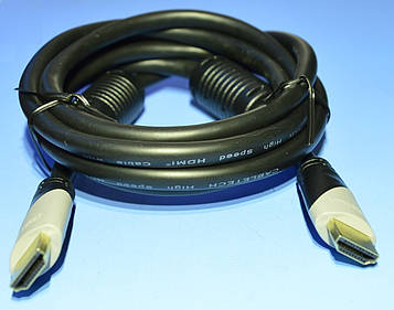 Шнур шт.HDMI - шт.HDMI 1.4v Cabletech standard 1.8м з фільтрами KPO3957-1,8