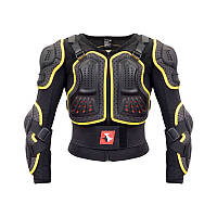 MadBull Junior Protective Jacket Black/Yellow, L Моточерепаха захисна підліткова