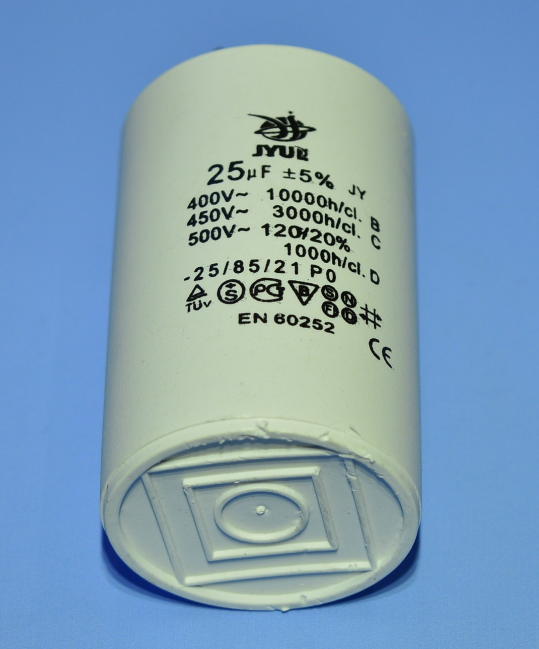 Конденсатор CBB-60H 25µF 450VAC ±5% клеми 44*73мм JYUL, фото 1