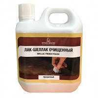 Лак-шеллак для дерева Borma Wachs Shellac French Polish прозрачный 5л