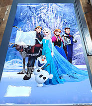 Покриття для столу, м'яке скло з фотодруком, Холодне серце 60 х 100 см (1,2 мм), фото 2