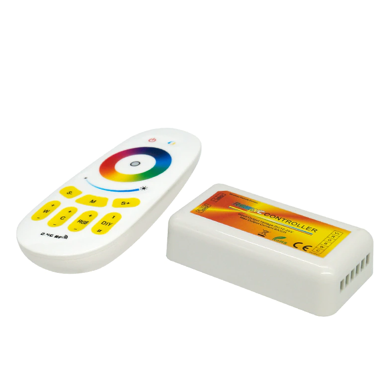 RGBWC 2.4G контроллер и сенсорный пульт LEDTech Touch Screen 12-24v 30А 360вт для светодиодной ленты - фото 3 - id-p1533422397