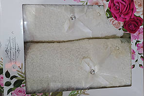 Набір рушників із мереживом