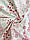 Ранфорс Новорічний Сніжинки та ялинки ш.240 см, фото 2