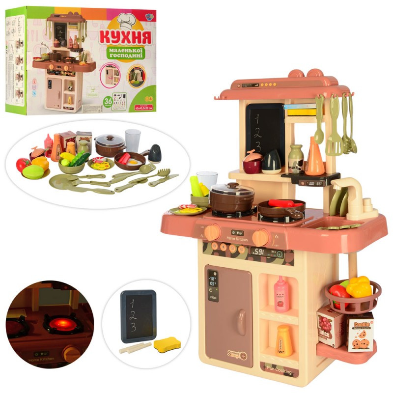 Дитяча кухня з водою і парою Limo Toy (42 предмета) 889-188
