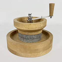 Млин, мукомолка GrainMary з кам'яними жорнами. Ручний млин для зерна, борошна, цукру, спецій