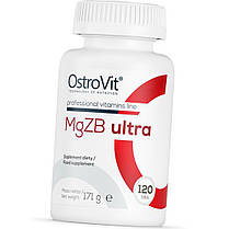 Магній-цинк Б6 OstroVit MgZB Ultra 120 таб, фото 4