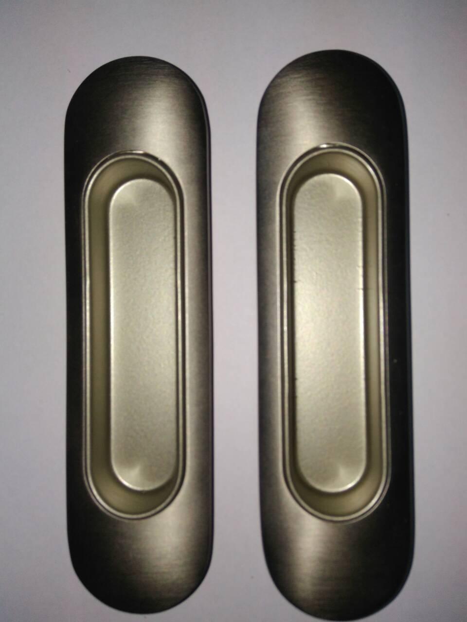 Комплект ручок Mandelli 378 на розсувні двері матовий нікель