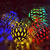 Світлодіодна гірлянда LED 20 Кульки Metal, Різнокольорова / Гірлянда новорічна, фото 4