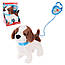 Собачка на повідку, м'яка інтерактивна іграшка 26 см, "Кращий друг" PL8203, фото 2