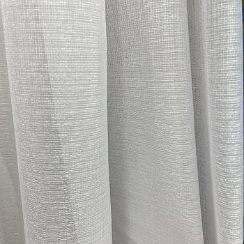 Тюль кристалон на метраж, білий колір, висота 2,8 м (Kristal)