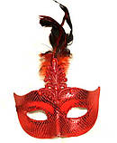 Прокат карнавальних масок з комбінованих матеріалів, фото 3