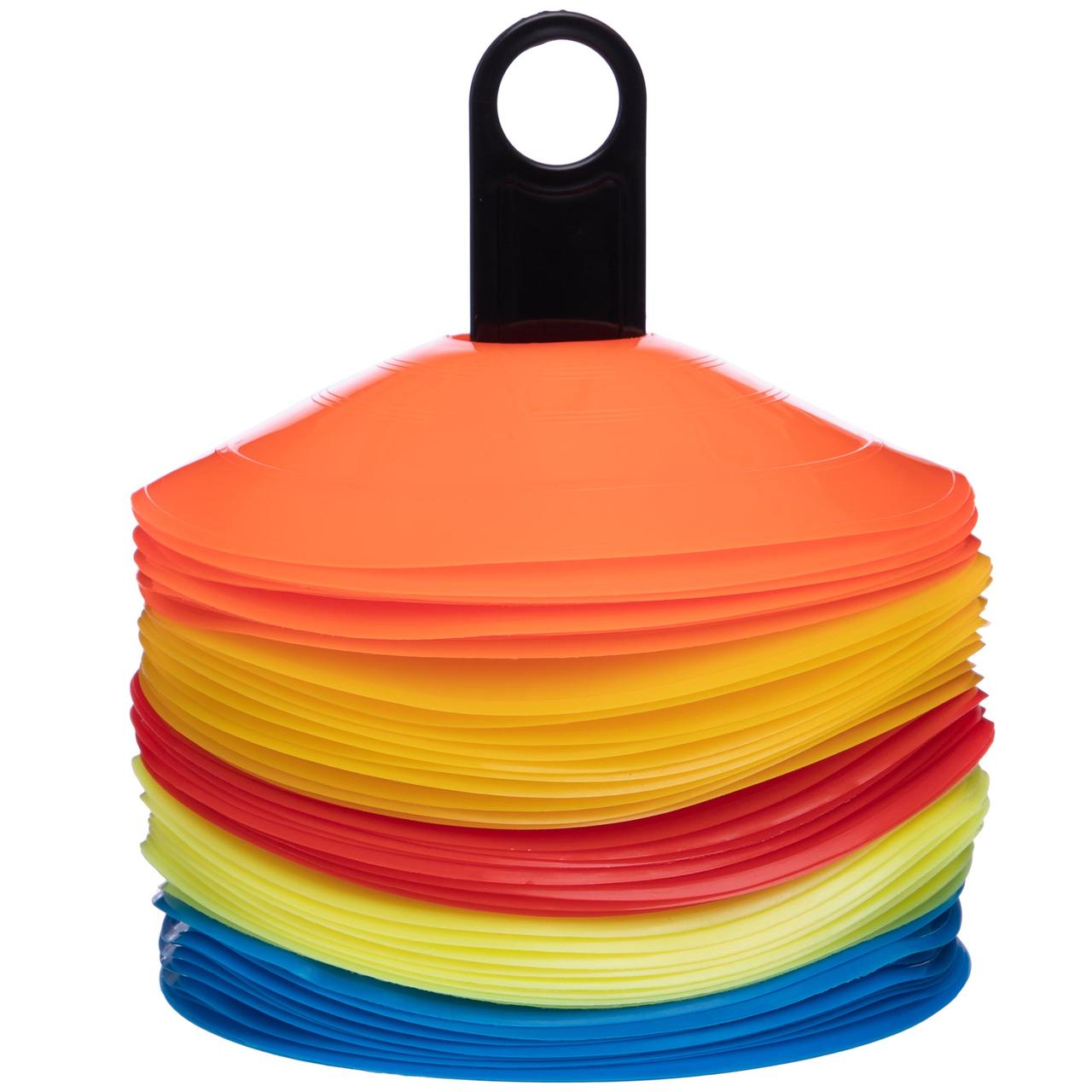 Фішки для розмітки поля 50 шт на пластиковій підставці C-4346, фото 1