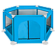 Манеж дитячий Malatec 125 × 65 см блакитний 8494 Польща, фото 2