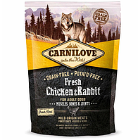 Carnilove Fresh Chicken & Rabbit for Adult dogs Корм для дорослих собак усіх порід із куркою та кроликом 1.5 кг