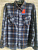 Сорочка тепла чоловіча на ґудзиках фланель 48-56, фото 4
