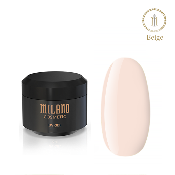 Гель Для Нарощування Milano Beige 30 ml світлий беж гель для нарощування нігтів, фото 1