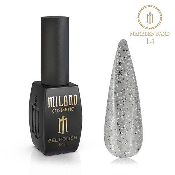 Гель-лак Milano 8ml (MARBLEN SAND) №14