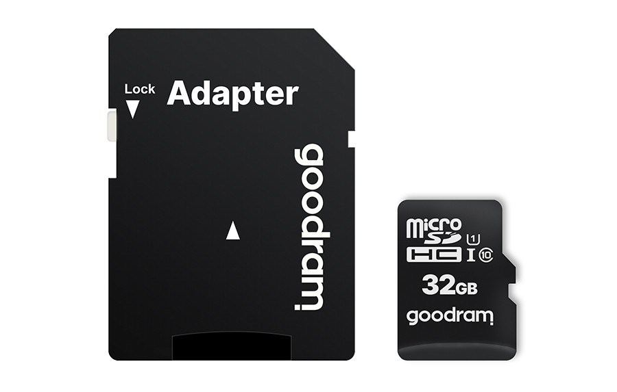 Картка пам'яті MicroSDHC 32 GB UHS-I Class 10 GOODRAM + SD-adapter (M1AA-0320R12)