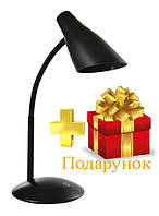 Настільна лампа чорна LED BATISTA BLACK 7W LU-700-2303 (USB-підключення) TM LUMANO