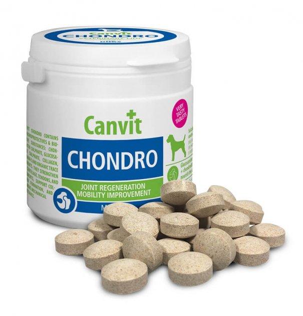 Canvit Chondro вітаміни для підтримки та відновлення здоров'я суглобів у собак (100 г)