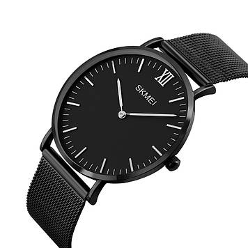 Класичний Тонкий годинники Skmei 1181 Cruize чорні