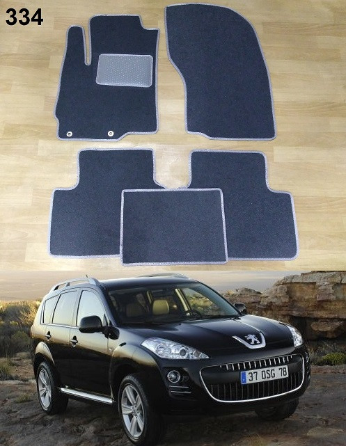 Ворсові килимки на Peugeot 4007 '07-12
