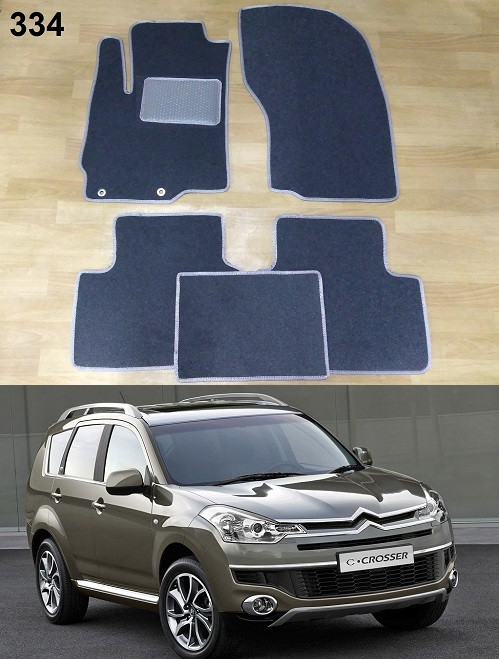 Ворсові килимки на Citroen C-Crosser '07-13