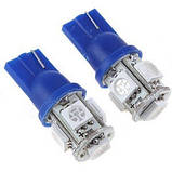 Світлодіодна автомобільна лампа T10 W2,1x9,5d 5 SMD (5050), фото 2