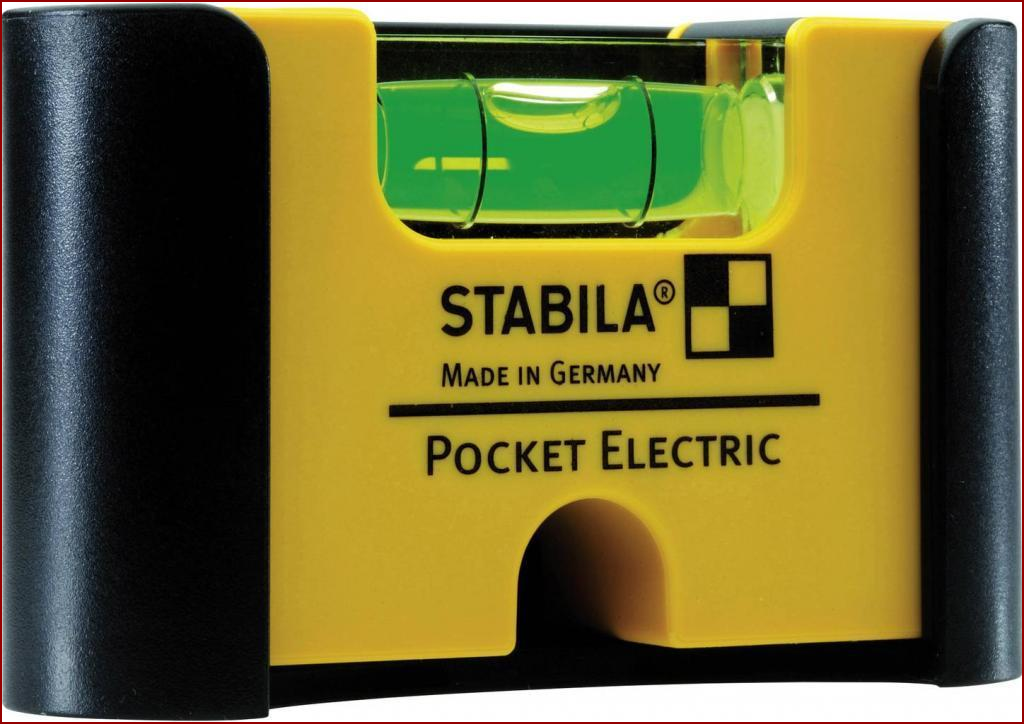 Рівень електрика для розеток з чохлом Stabila Pocket Electric Pro 18115