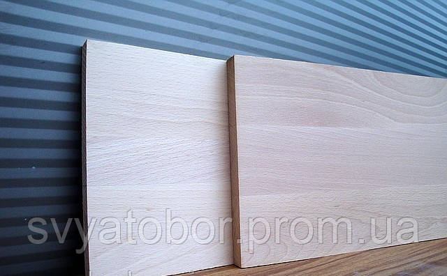 Підступень Бук 1500х200х20 суцільноламельна сорт А (однотонні ламелі), фото 1